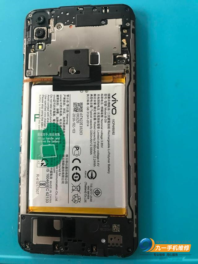 vivoy85主板图解,vivoy83主板图 国产品牌vivo y85手机换屏幕教程以及注意事项