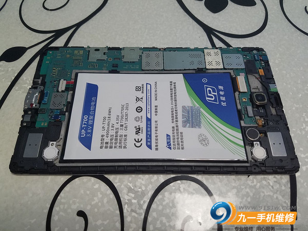 samsung三星tabst700手机平板更换电池屏幕教程拆机图文教程
